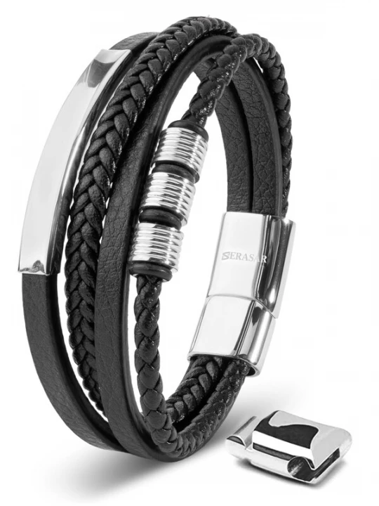 Foto van product SERASAR Armband 'Brave' zilver