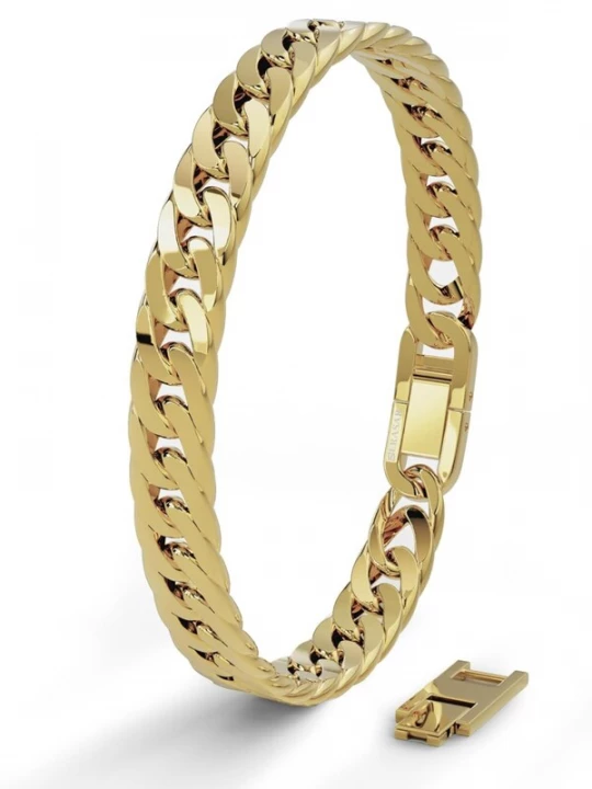 Foto van product SERASAR Armband 'Cuban' goud