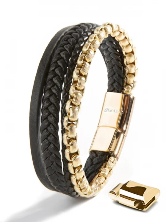 Foto van product SERASAR Armband 'Hero' goud