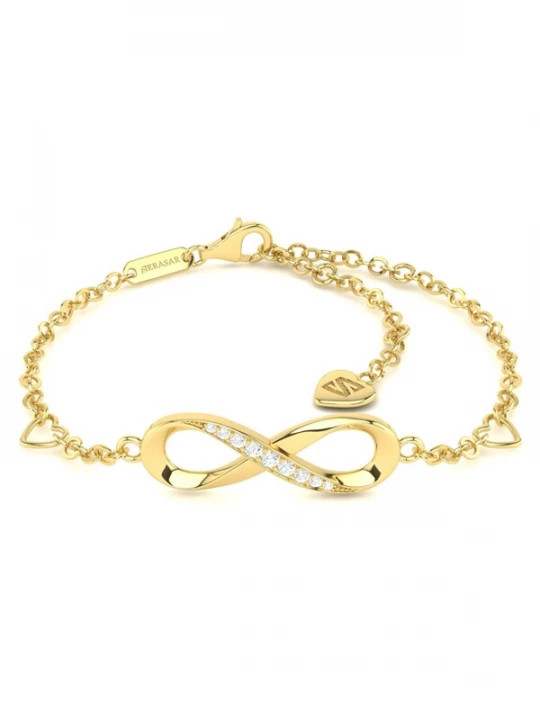 Foto van product SERASAR Armband 'Infinity' goud