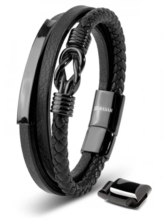 Foto van product SERASAR Armband 'Proud' zwart