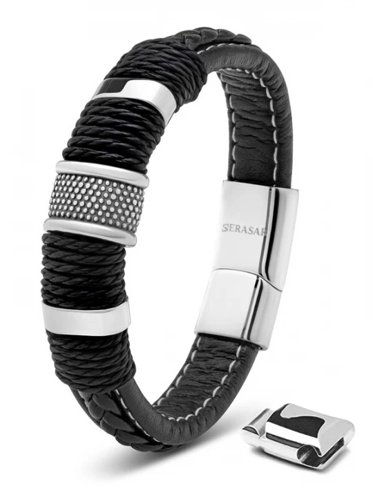 Foto van product SERASAR Armband 'Ring' zilver