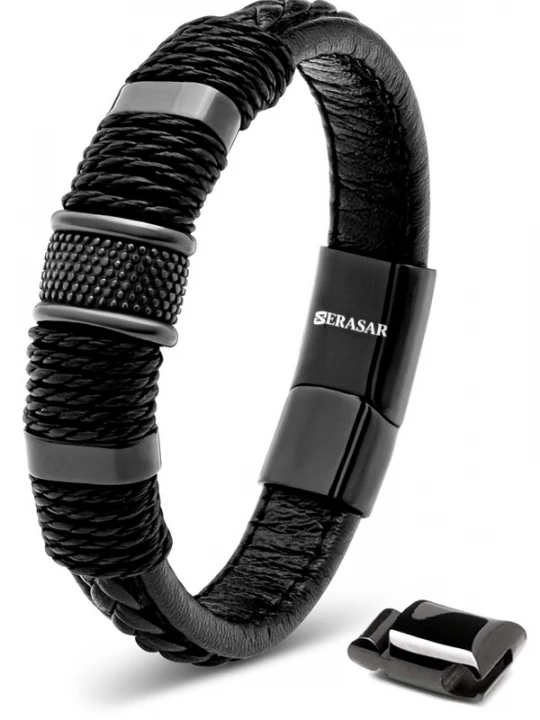 Foto van product SERASAR Armband 'Ring' zwart