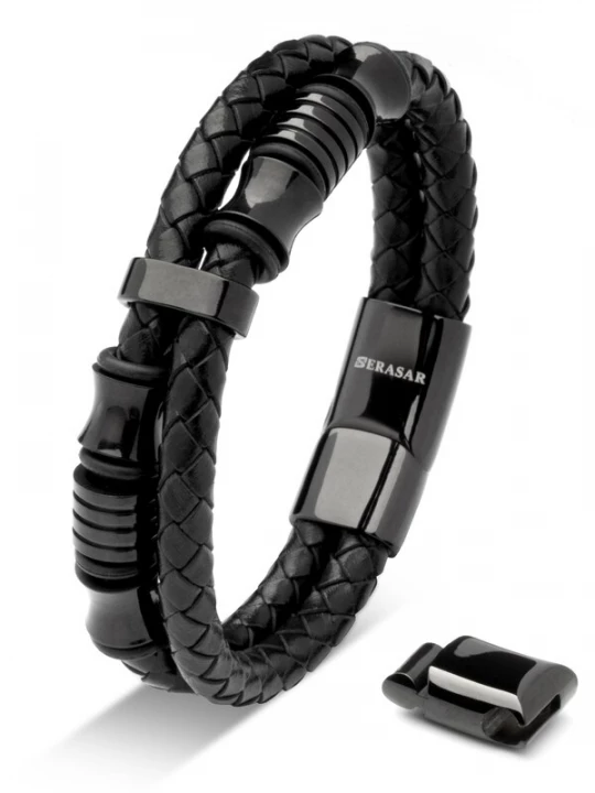 Foto van product SERASAR Armband 'Spirit' zwart