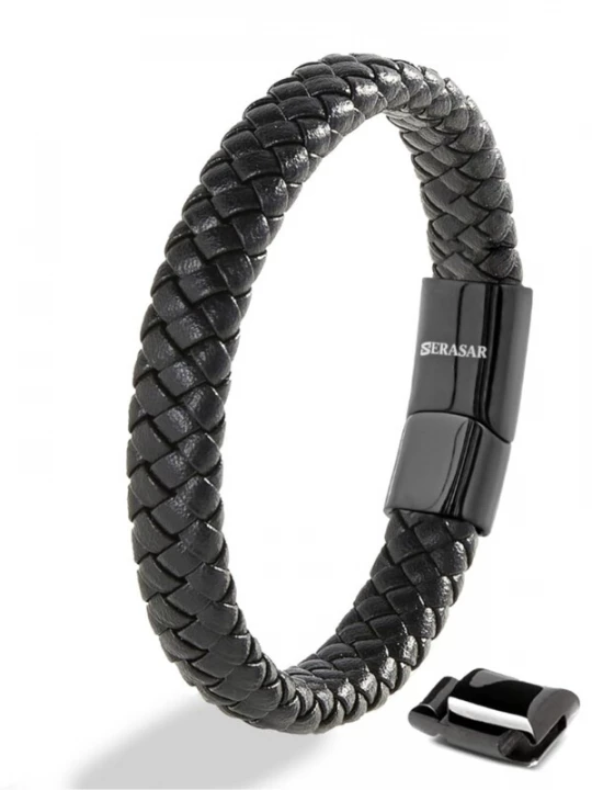 Foto van product SERASAR Armband 'Steady' zwart