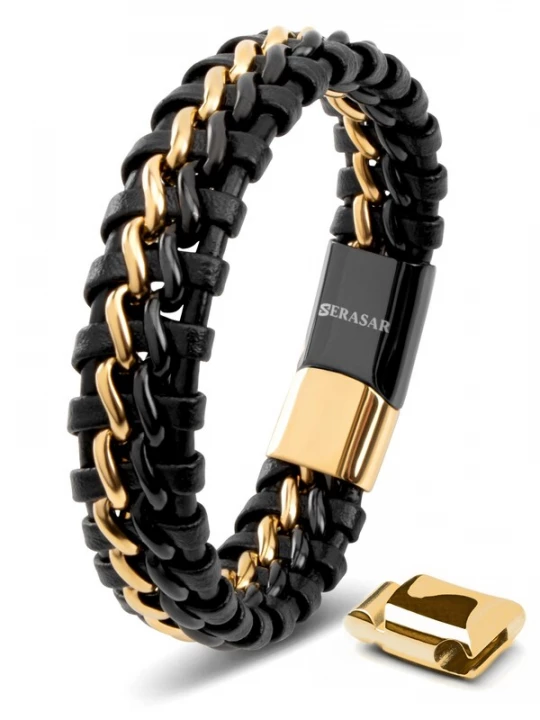 Foto van product SERASAR Armband 'Steel' gemengde kleuren