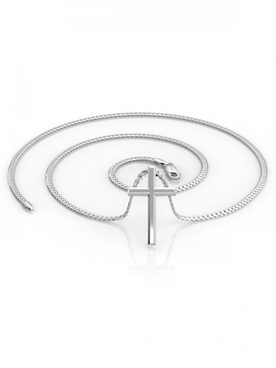 Foto van product SERASAR Ketting 'Faith' zilver