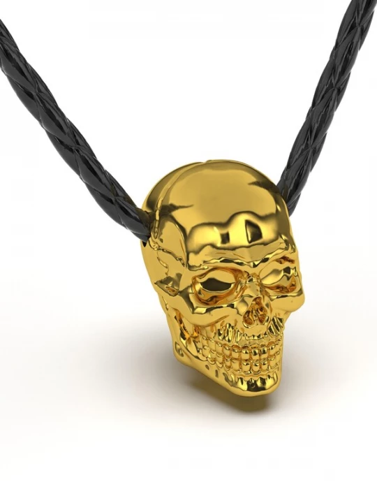 Foto van product SERASAR Ketting 'Skull' goud