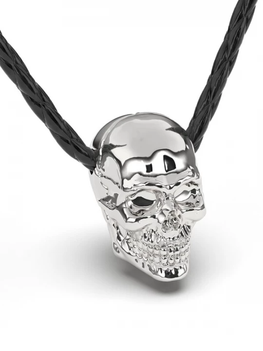 Foto van product SERASAR Ketting 'Skull' zilver
