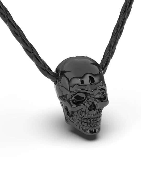Foto van product SERASAR Ketting 'Skull' zwart