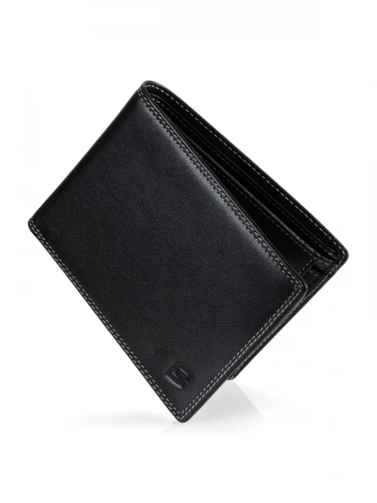 Foto van product SERASAR Portemonnee 'Space' black denim