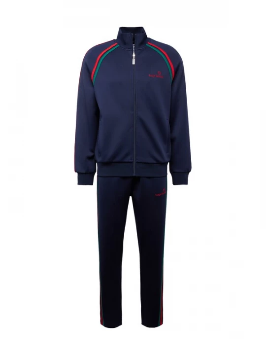 Foto van product Sergio Tacchini Joggingpak 'Ghibli' donkerblauw / groen / rood
