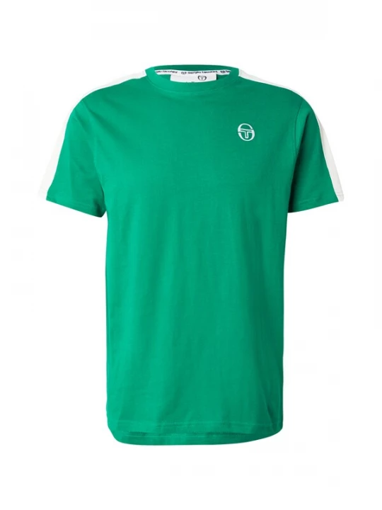 Foto van product Sergio Tacchini Shirt 'CARLO' groen / wit