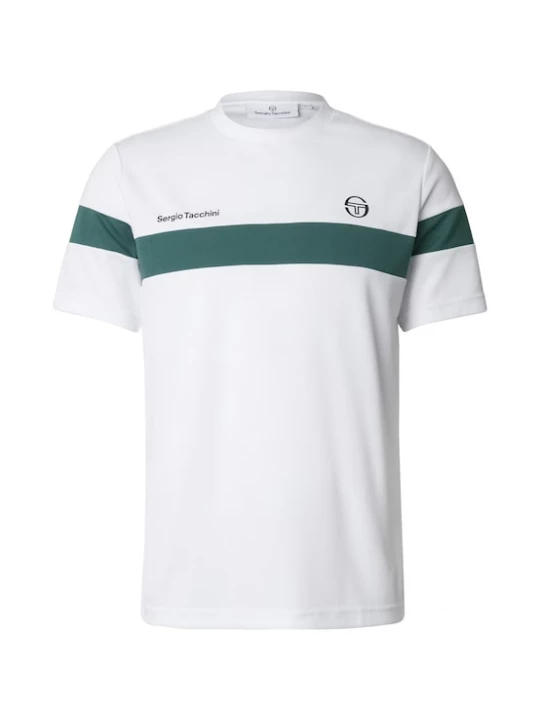 Foto van product Sergio Tacchini Shirt 'Leone' riet / zwart / wit