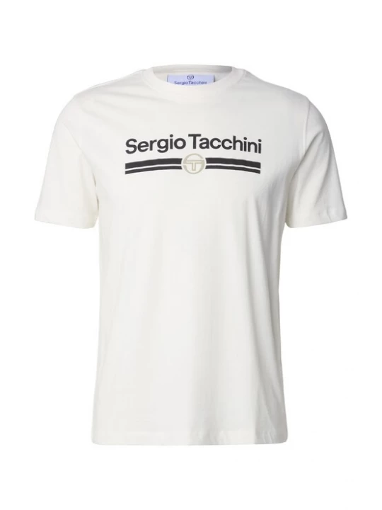 Foto van product Sergio Tacchini Shirt 'Marchio' zwart / wit