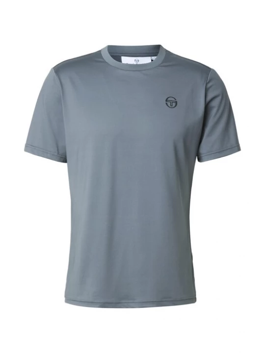 Foto van product Sergio Tacchini Shirt 'Pelle' basaltgrijs / zwart