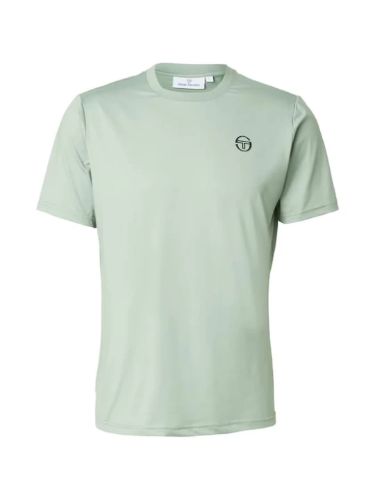Foto van product Sergio Tacchini Shirt 'Pelle' lichtgroen / donkergroen