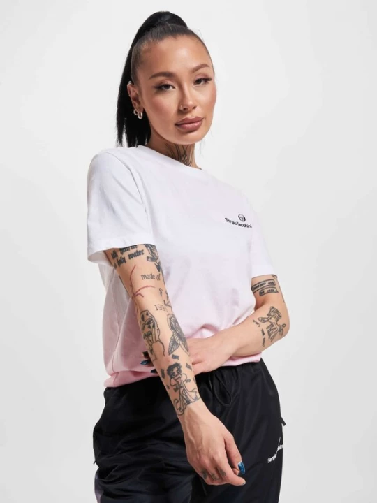 Foto van product Sergio Tacchini Shirt 'Sfumata' rosa / wit