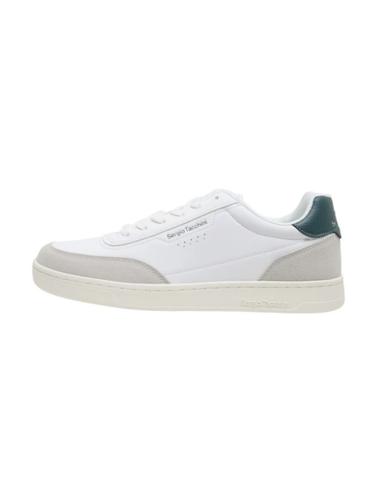 Foto van product Sergio Tacchini Sneakers laag 'New Action' lichtgrijs / donkergroen / wit