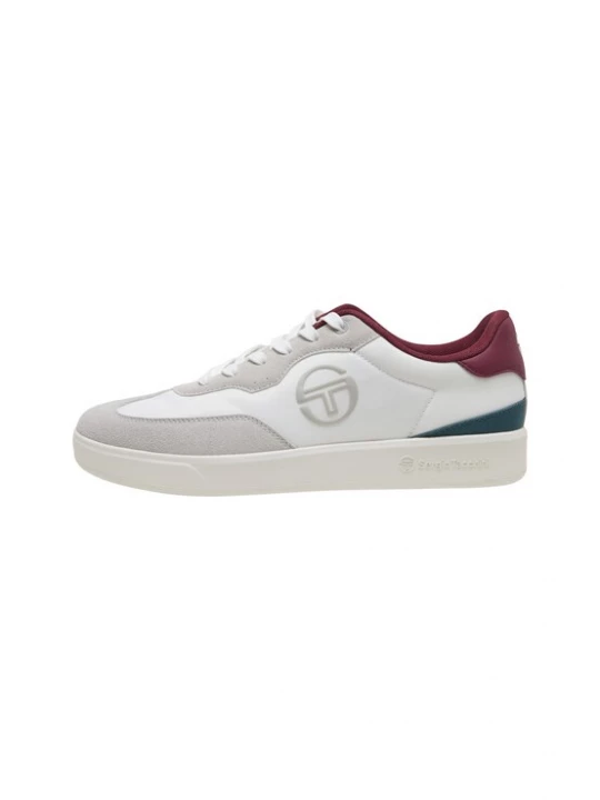 Foto van product Sergio Tacchini Sneakers laag 'Riviera' lichtgrijs / petrol / bourgogne / wit