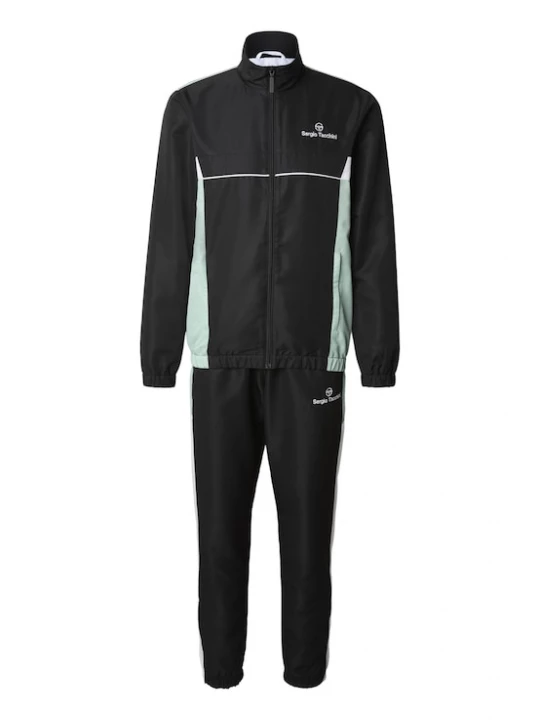 Foto van product Sergio Tacchini Trainingspak 'Granada' mintgroen / zwart / wit