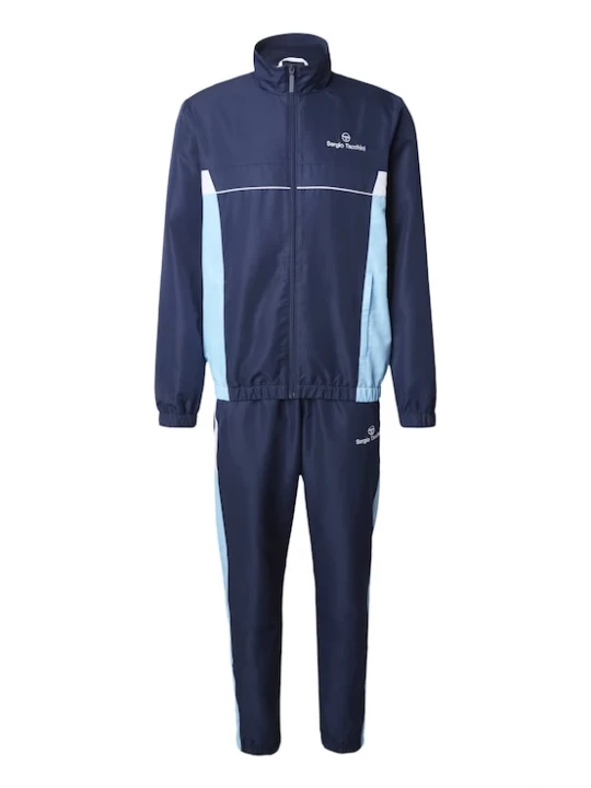 Foto van product Sergio Tacchini Trainingspak 'Granada' navy / lichtblauw
