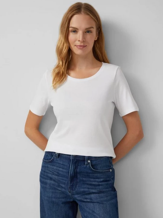 Foto van product Set van 2 T-shirts van interlock-jersey s.Oliver wit