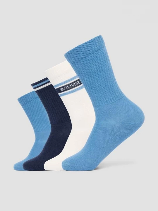 Foto van product Set van 4 paar sokken s.Oliver blauw