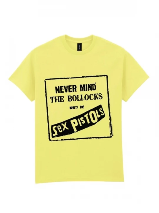 Foto van product Sex Pistols Shirt 'Never Mind The Bollocks' geel