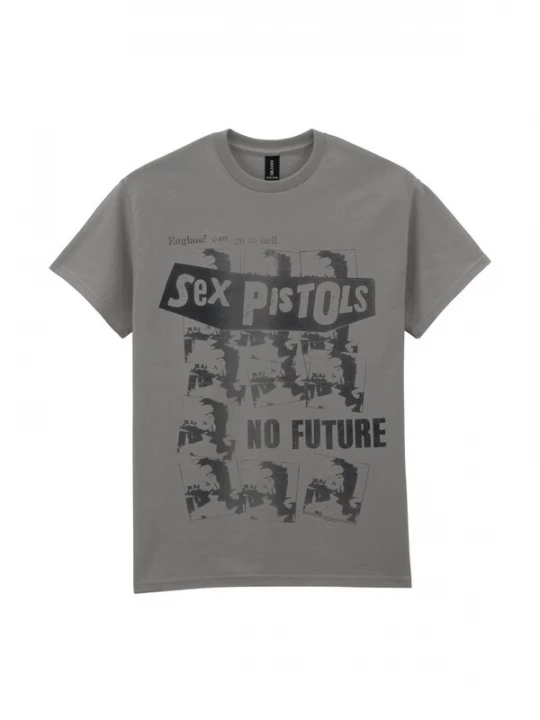 Foto van product Sex Pistols Shirt 'Sex Pistols No Future T-Shirt' grijs
