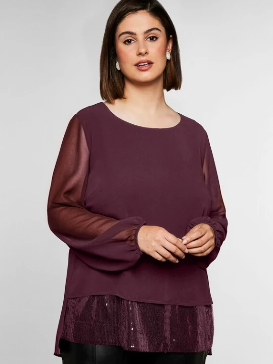 Foto van product SHEEGO Blouse bourgogne