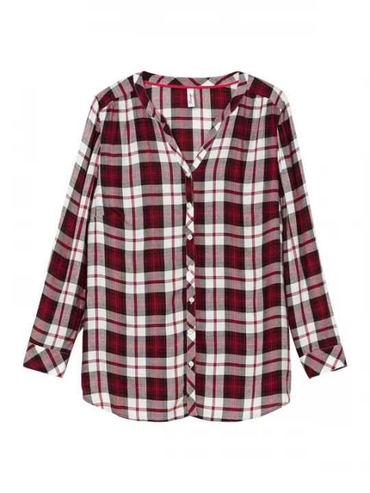 Foto van product SHEEGO Blouse bourgogne / pastelrood / zwart / wit