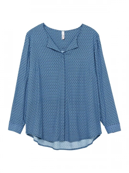 Foto van product SHEEGO Blouse navy / wit