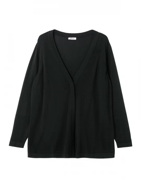 Foto van product SHEEGO Gebreid vest zwart