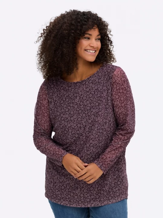 Foto van product SHEEGO Shirt aubergine