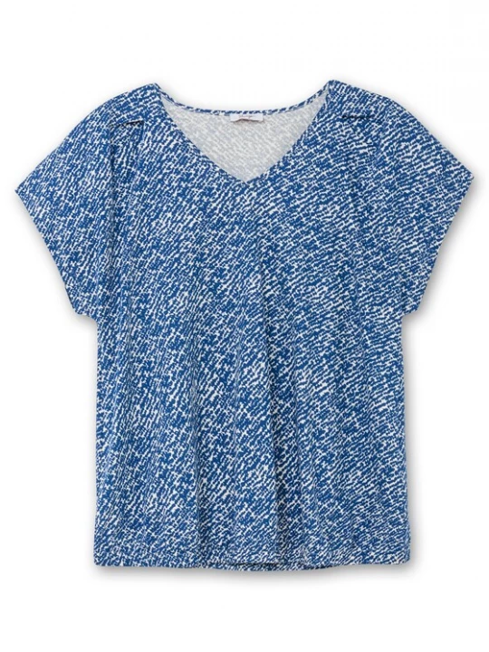 Foto van product SHEEGO Shirt lichtblauw / wit