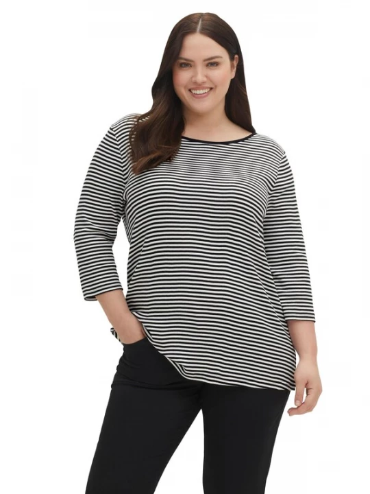 Foto van product SHEEGO Shirt zwart / wit