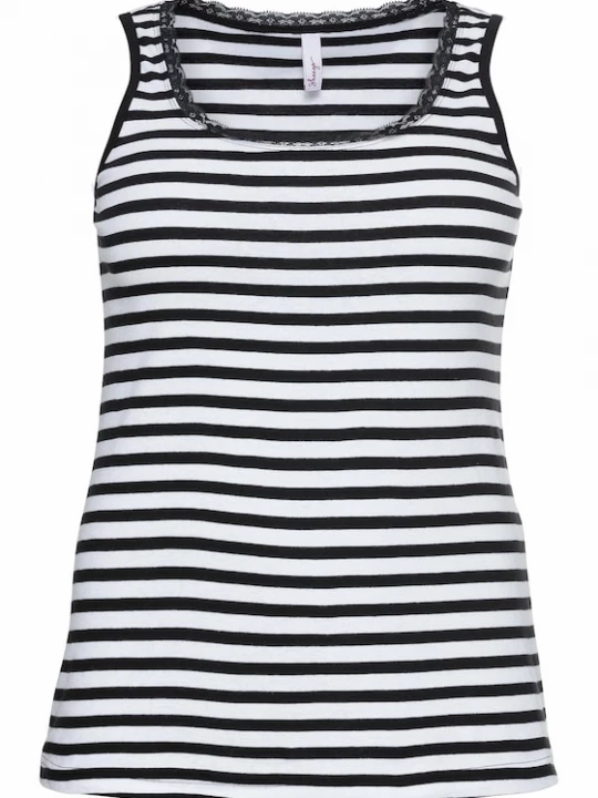 Foto van product SHEEGO Top zwart / wit