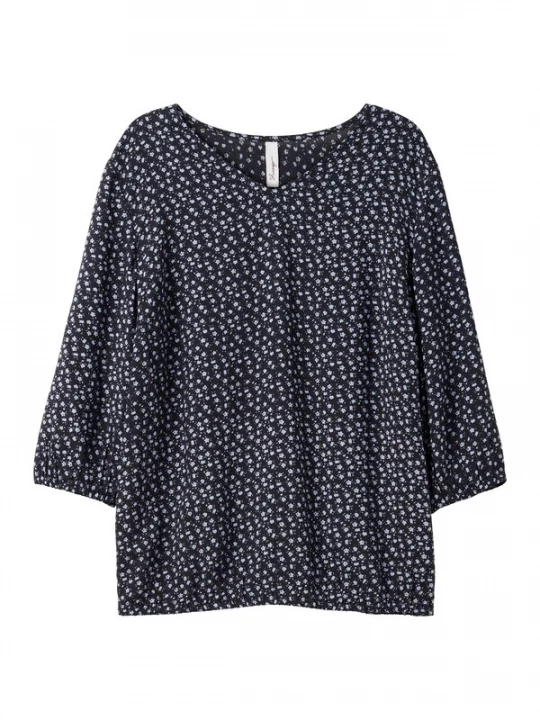Foto van product SHEEGO Tuniek nachtblauw / wit