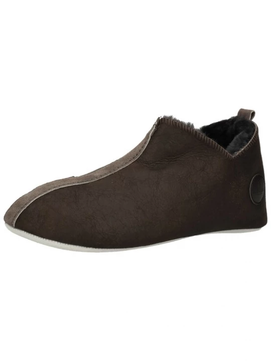 Foto van product SHEPHERD Huisschoen taupe / donkergrijs