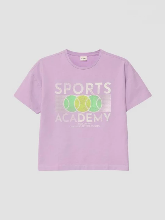 Foto van product Shirt met boxy print van lichtgewicht sweatstof s.Oliver