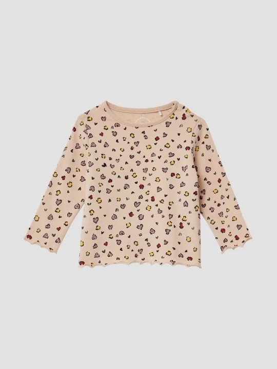 Foto van product Shirt met lange mouwen, all-over print en rolzoom s.Oliver