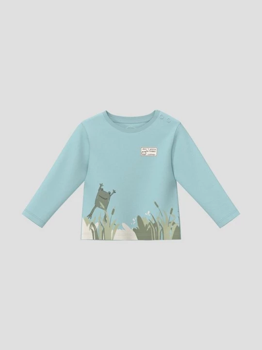 Foto van product Shirt met lange mouwen en print op de voorkant s.Oliver