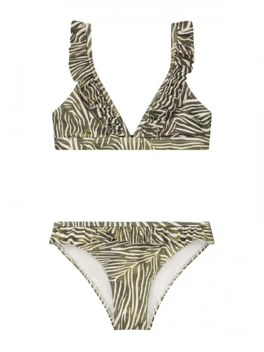 Foto van product Shiwi Bikini 'BELLA' olijfgroen / wit