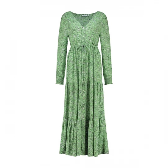 Foto van product Shiwi Jurk 'Azores' groen / zwart / wit