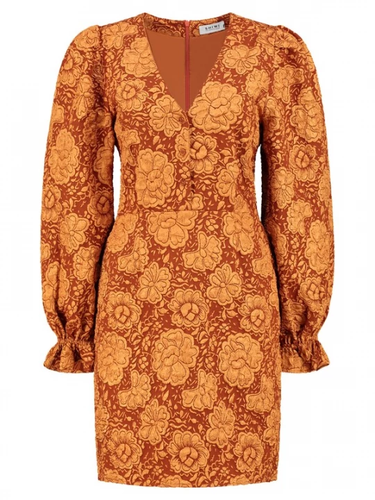 Foto van product Shiwi Jurk bruin / oranje