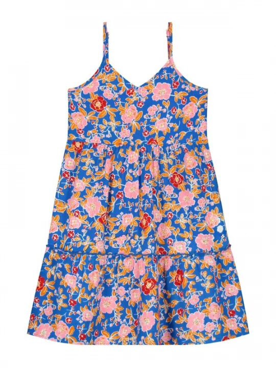 Foto van product Shiwi Jurk 'JAKARTA' royal blue / koningsblauw / oranje / rosa / knalrood / wit