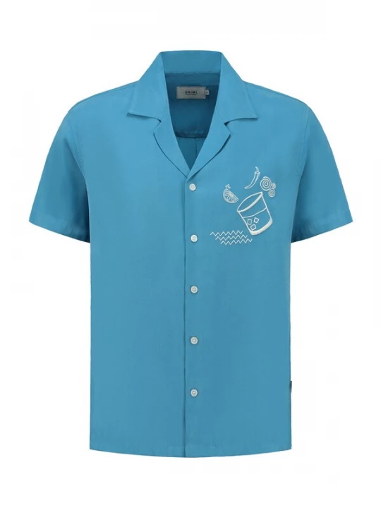 Foto van product Shiwi Overhemd blauw / wit