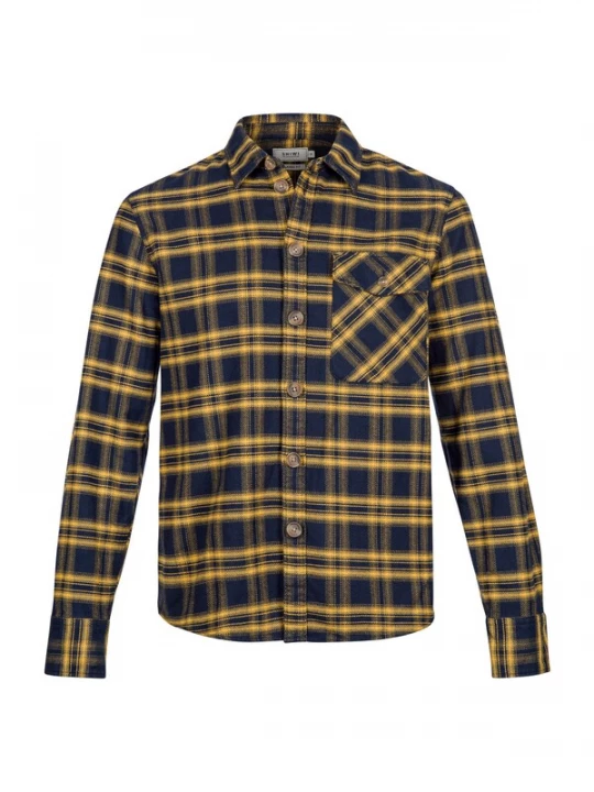 Foto van product Shiwi Overhemd 'Brad' navy / geel
