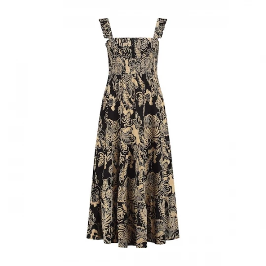 Foto van product Shiwi Zomerjurk beige / zwart
